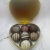 Gold Heart Shaped Truffle Box